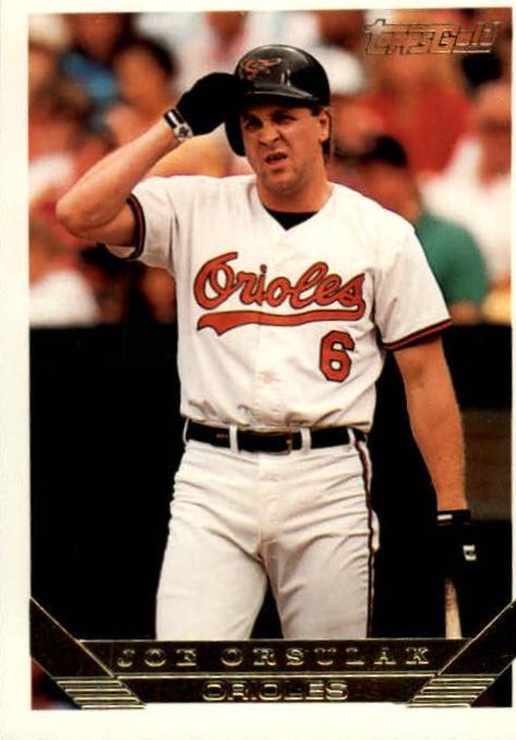 Joe Orsulak #28 Baseball Cards 1993 Topps Gold