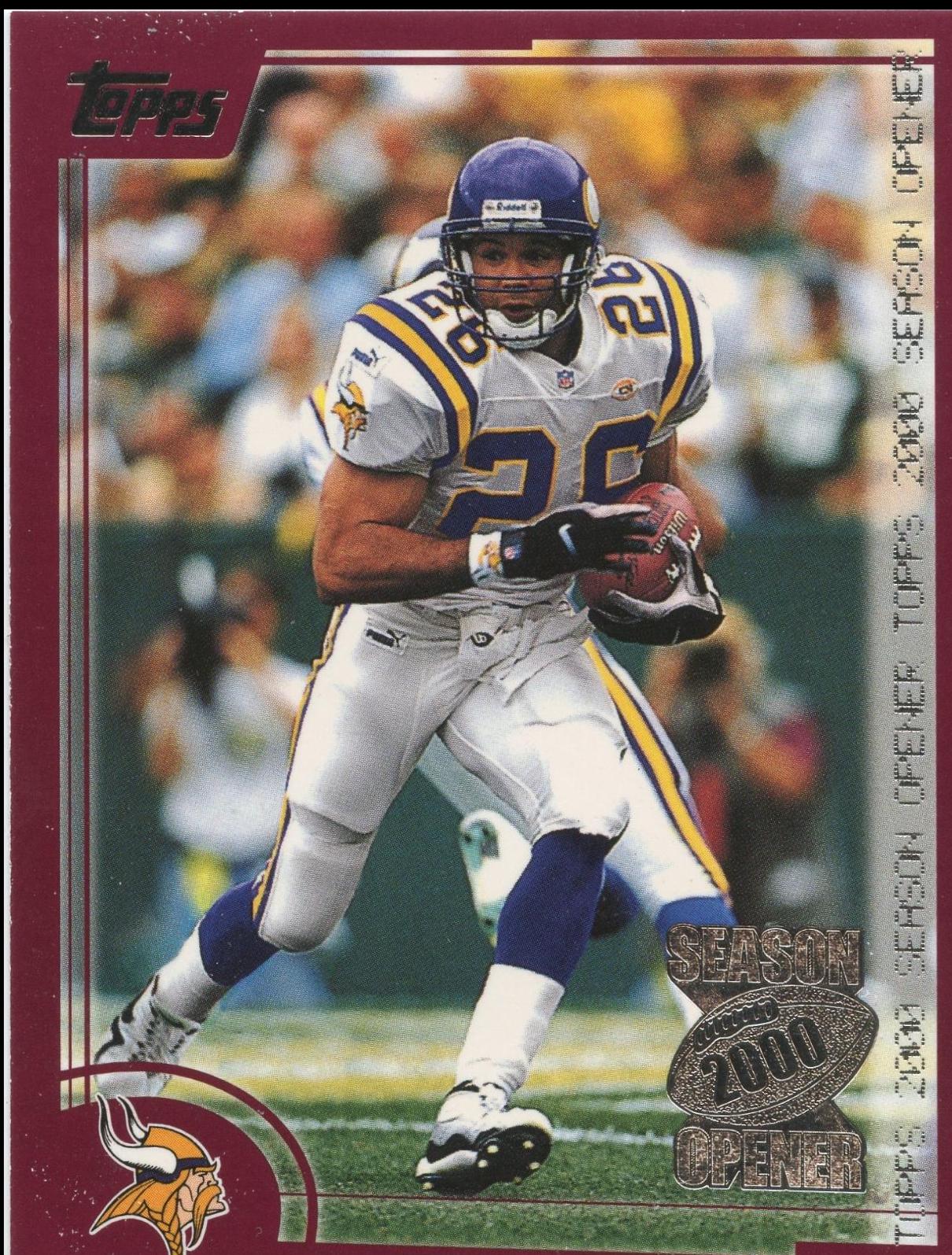 Robert Smith #17 Football Cards 2000 Topps Season Opener