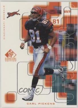 Carl Pickens #23 Football Cards 1999 SP Signature