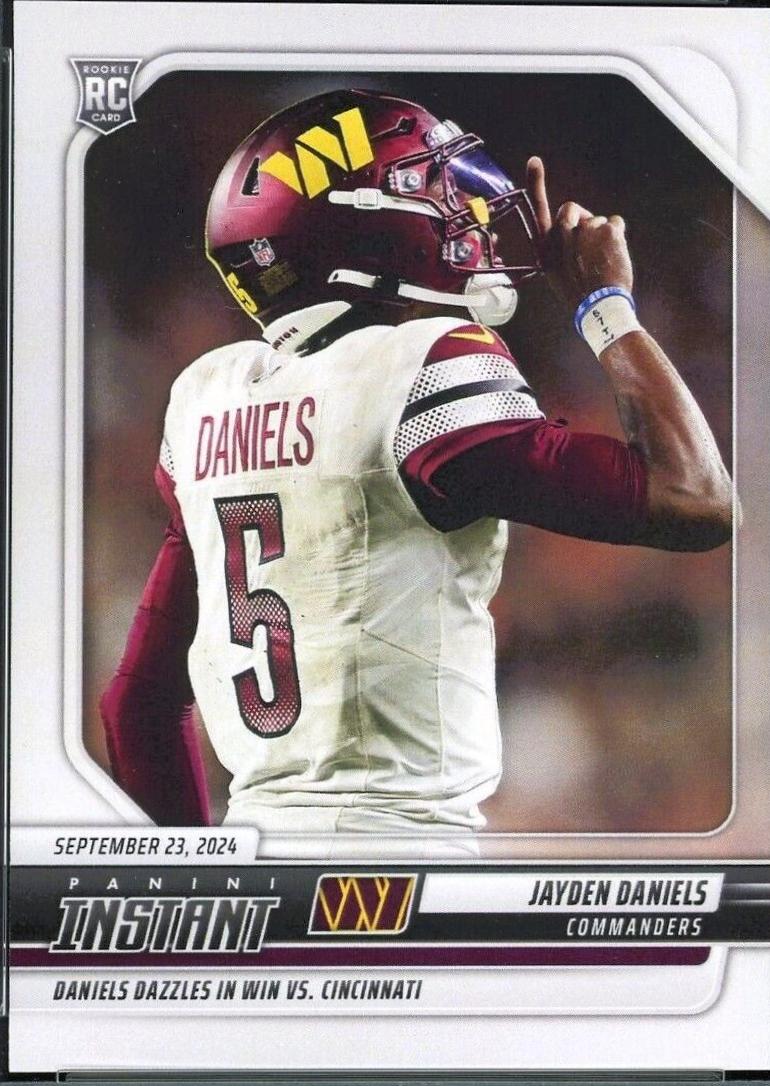 Jayden Daniels #54 Football Cards 2024 Panini Instant