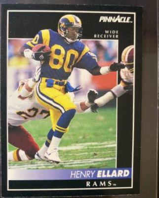 Henry Ellard #41 Football Cards 1992 Pinnacle