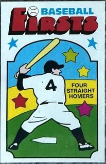 4 Straight Homers