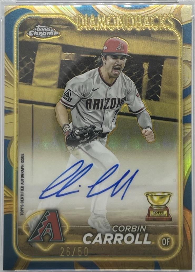 Corbin Carroll [Blue Gold] #CGA-CCA