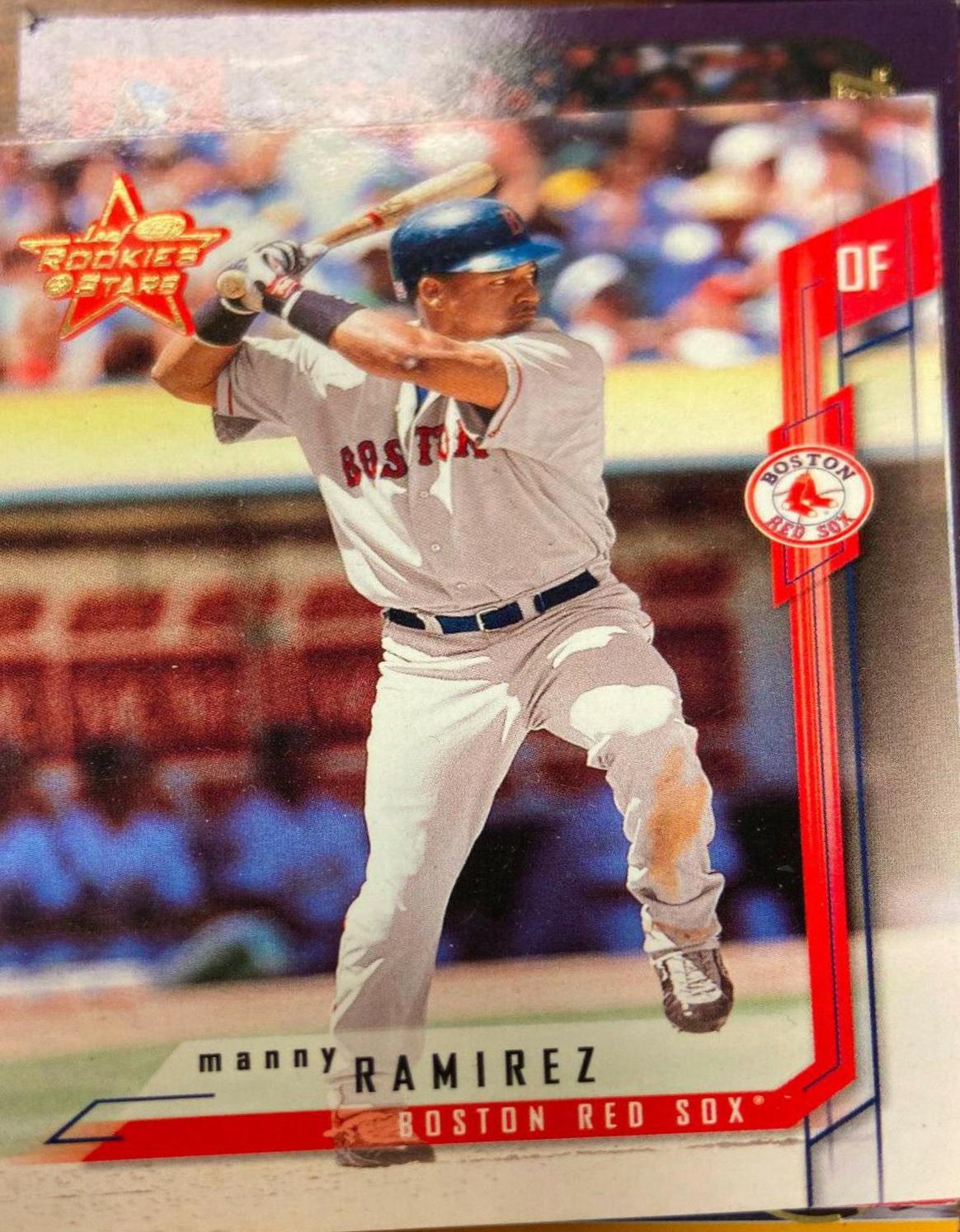 Manny Ramirez #24 Baseball Cards 2001 Leaf Rookies & Stars