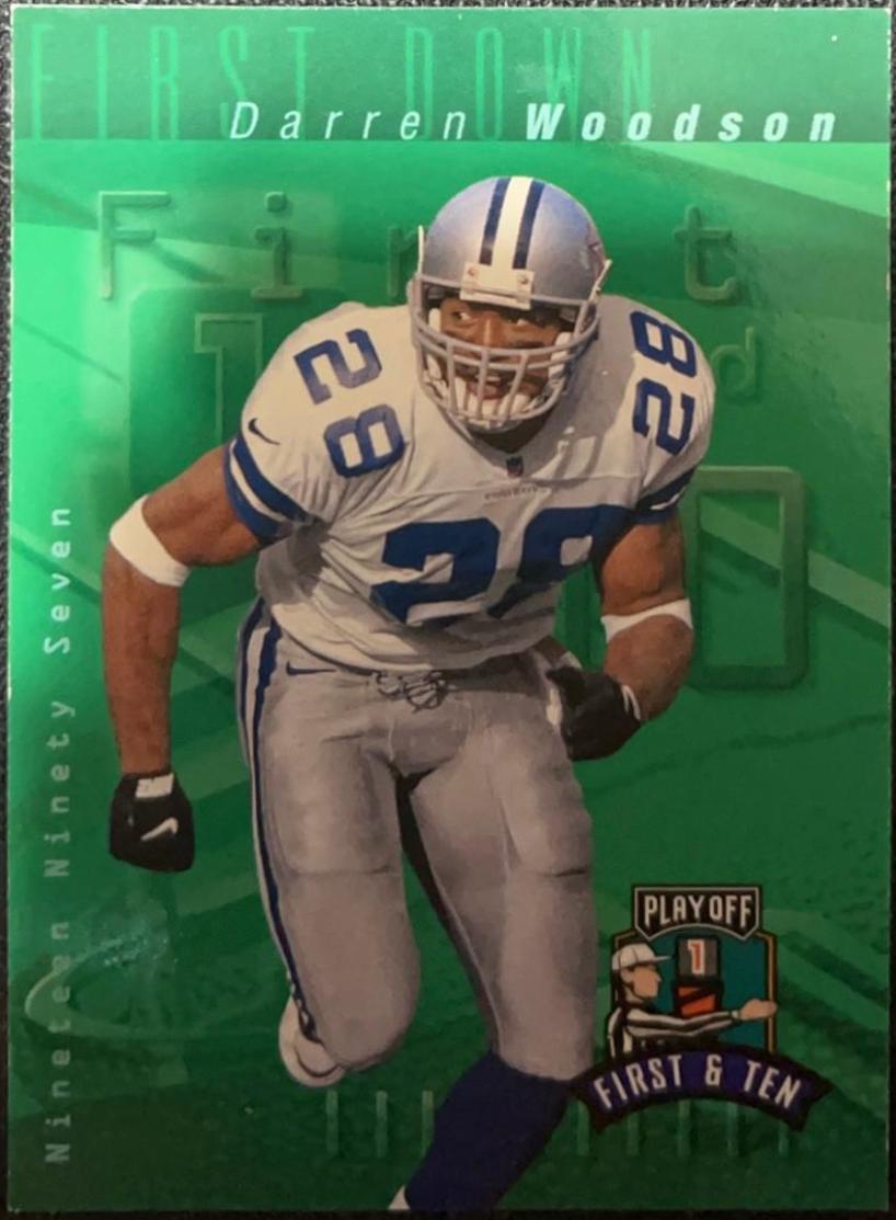 Darren Woodson #37 Football Cards 1997 Playoff 1st & 10