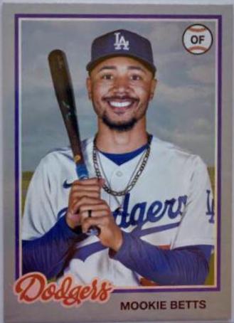 Mookie Betts [Color Swap Silver Foil] #166