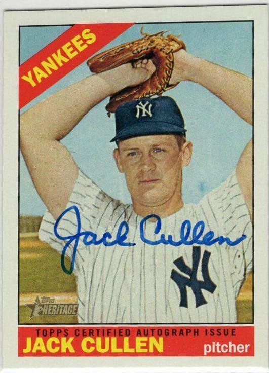 Jack Cullen #JAC 2015 Topps Heritage Real One Autographs Baseball