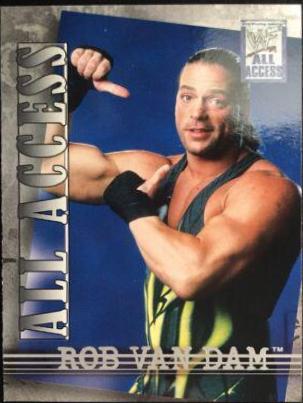 Rob Van Dam #25 Wrestling Cards 2002 Fleer WWF All Access
