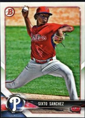 Sixto Sanchez #BD-75 2018 Bowman Draft Baseball