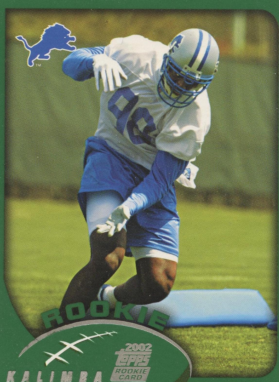 Kalimba Edwards #361 Football Cards 2002 Topps