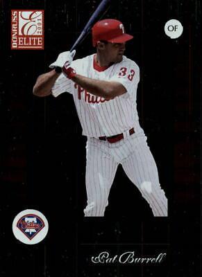 Pat Burrell #29 Baseball Cards 2001 Donruss Elite