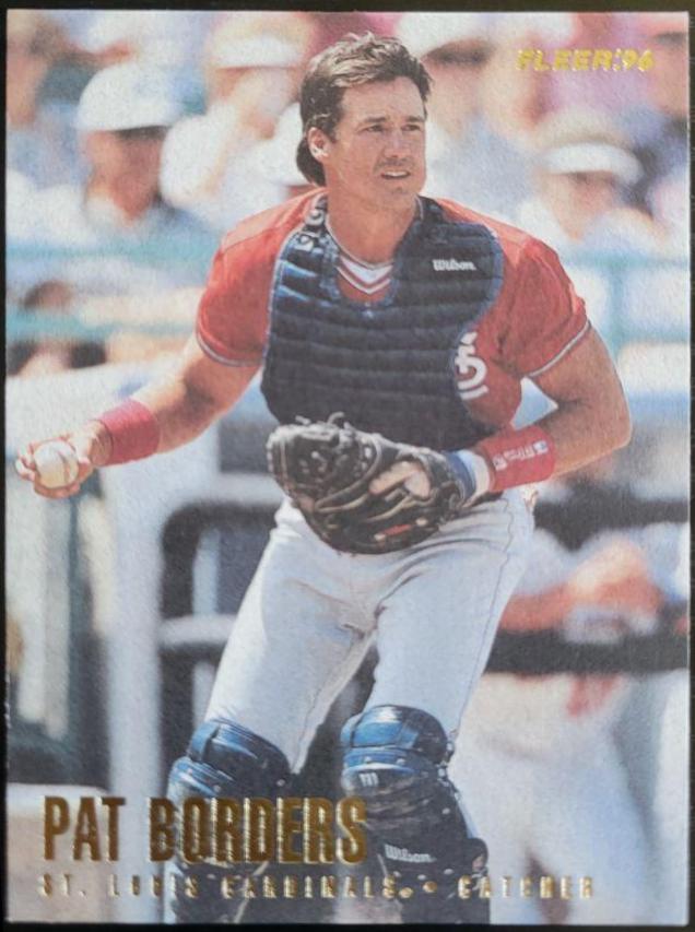 Pat Borders #U184 Baseball Cards 1996 Fleer Update