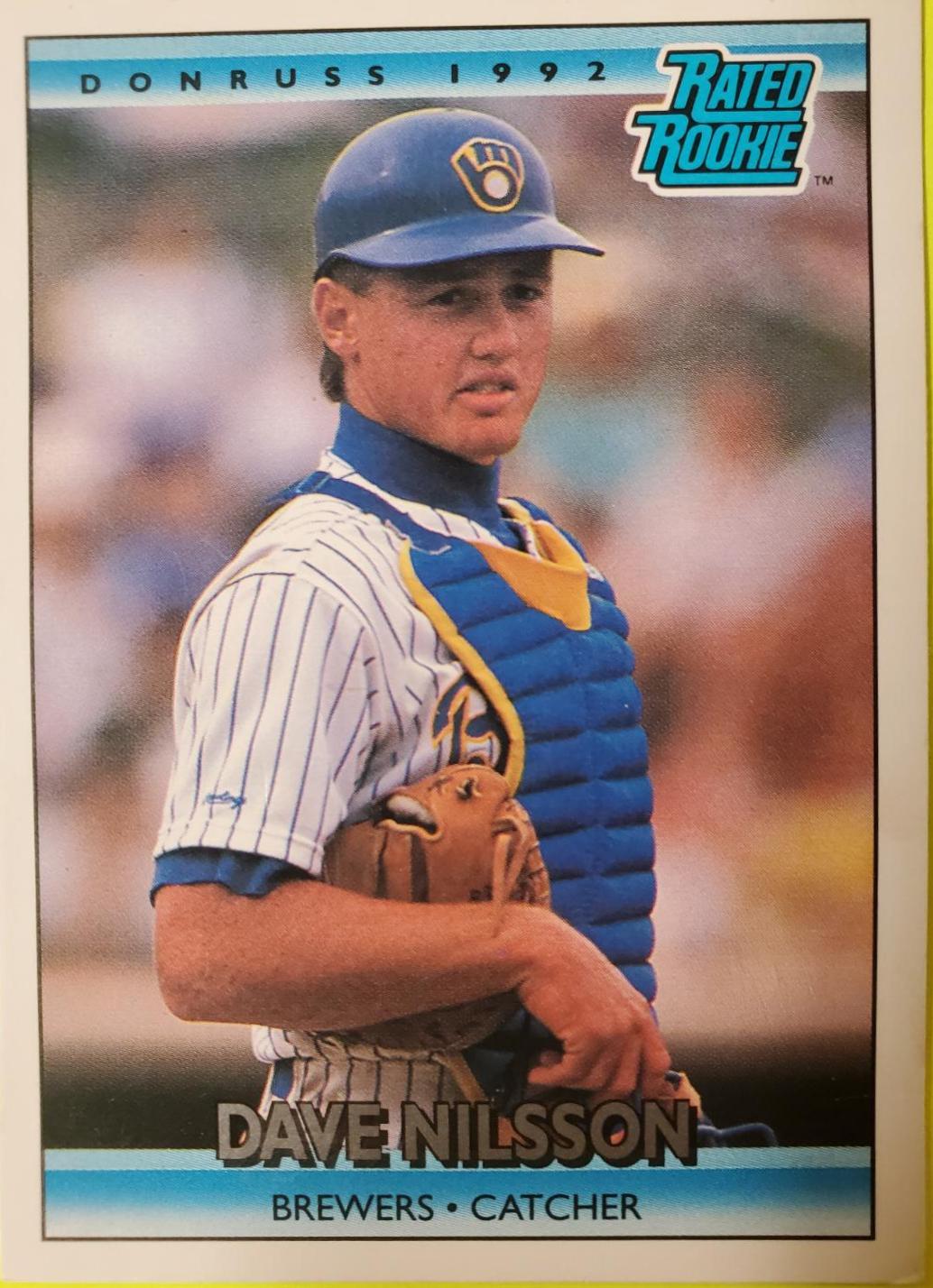 Dave Nilsson #4 Baseball Cards 1992 Donruss