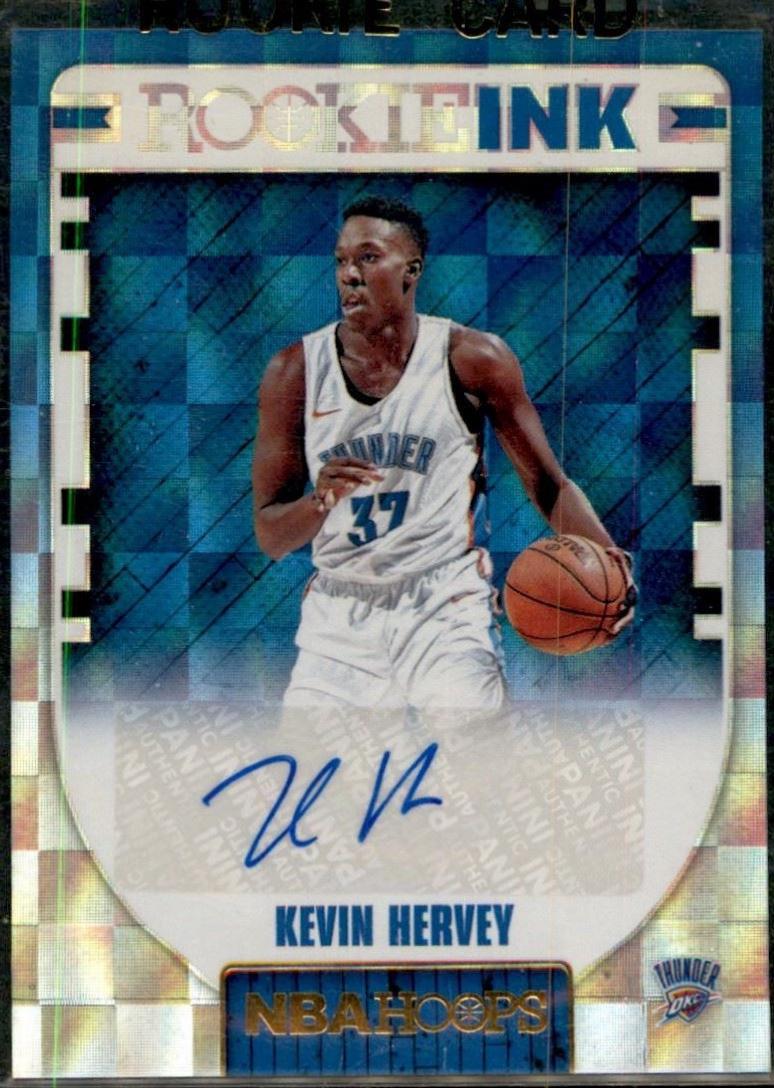 Kevin Hervey #RI-KH 2018 Panini Hoops Rookie Ink Basketball