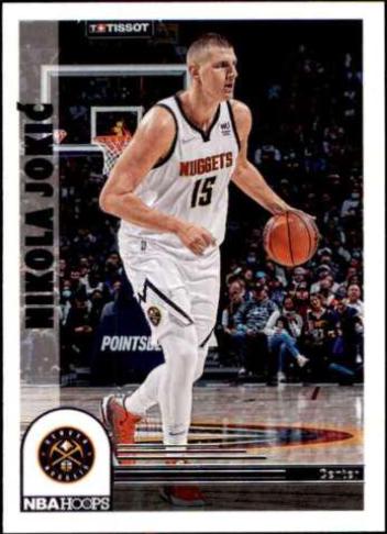 Nikola Jokic #287 Basketball Cards 2022 Panini Hoops
