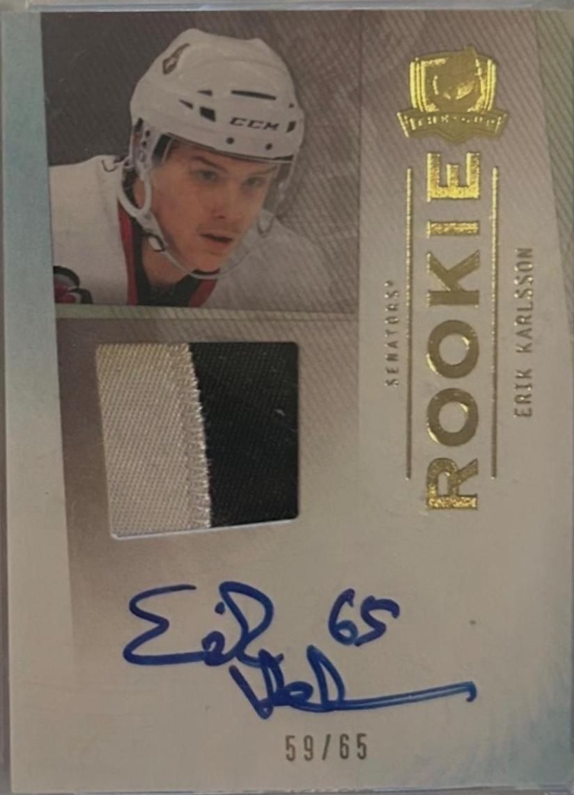 Erik Karlsson #125 2009 Upper Deck The Cup Hockey