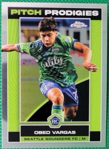 Obed Vargas #4 2023 Topps Chrome MLS