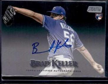 Brad Keller #BK Baseball Cards 2019 Stadium Club Autographs
