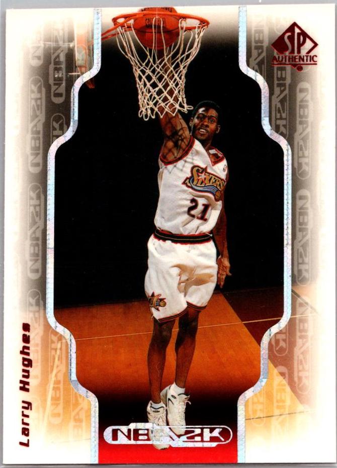 Larry Hughes #2K8 Basketball Cards 1998 SP Authentic NBA 2K