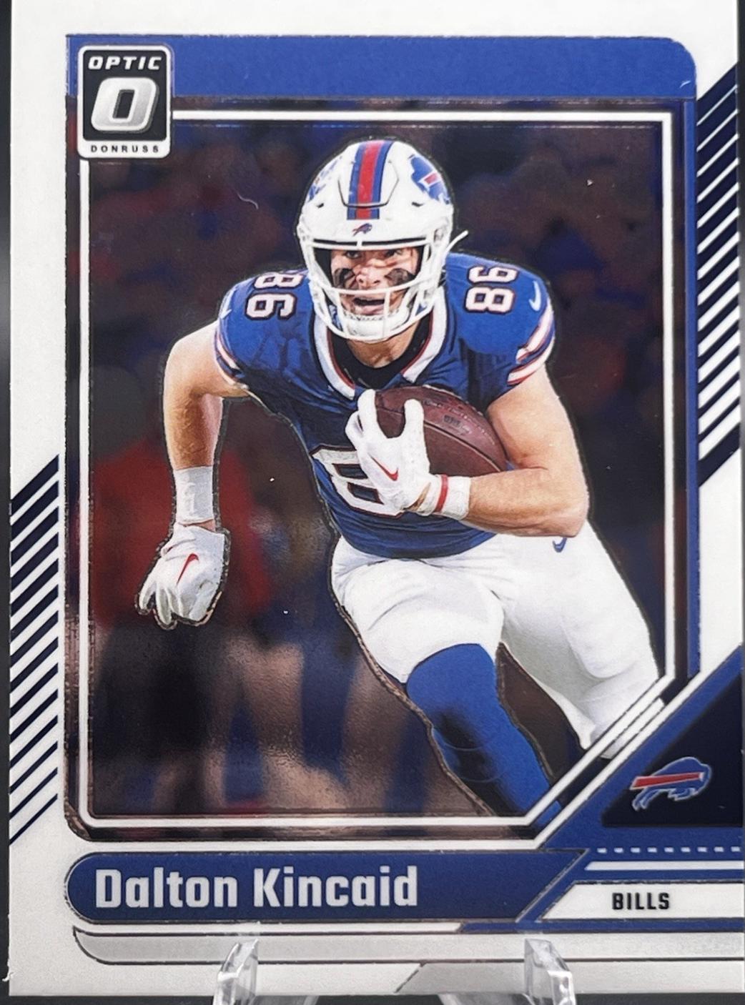 Dalton Kincaid #21 Football Cards 2024 Panini Donruss Optic