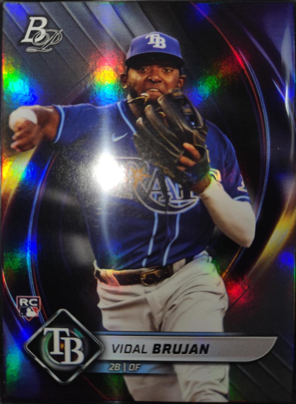 Vidal Brujan #23 Baseball Cards 2022 Bowman Platinum