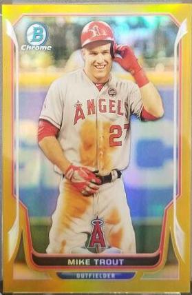 Mike Trout [Gold Refractor] #31