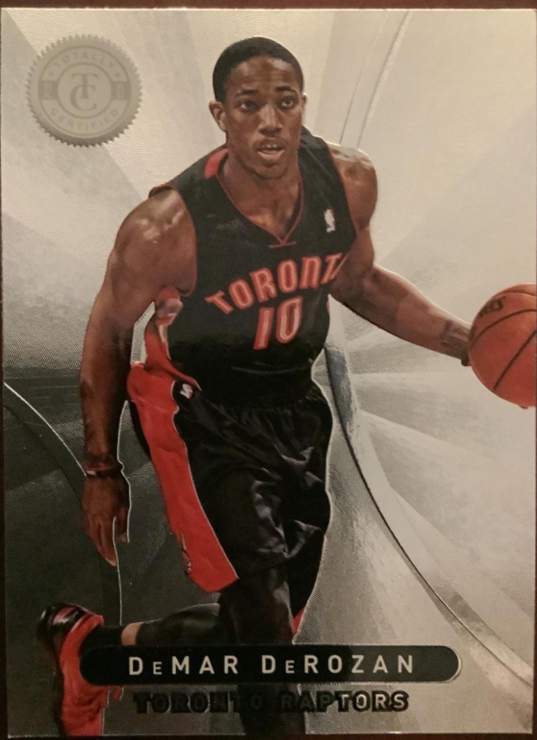 DeMar DeRozan 55 #55 Basketball Cards 2012 Panini Totally Certified