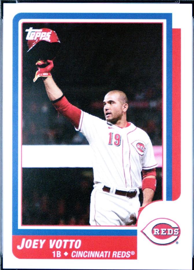 Joey Votto #112 2021 Topps Throwback Thursday Baseball