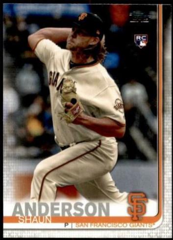 Shaun Anderson #US142 Baseball Cards 2019 Topps Update