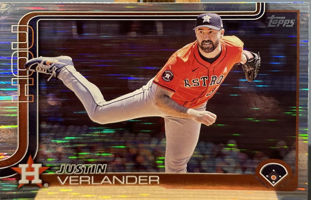 Justin Verlander [Tinsel] #118 Prices | 2025 Topps | Baseball Cards
