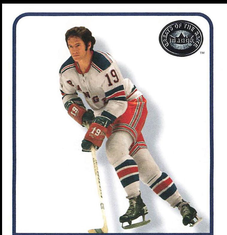 Jean Ratelle #27 Hockey Cards 2001 Fleer Greats of the Game