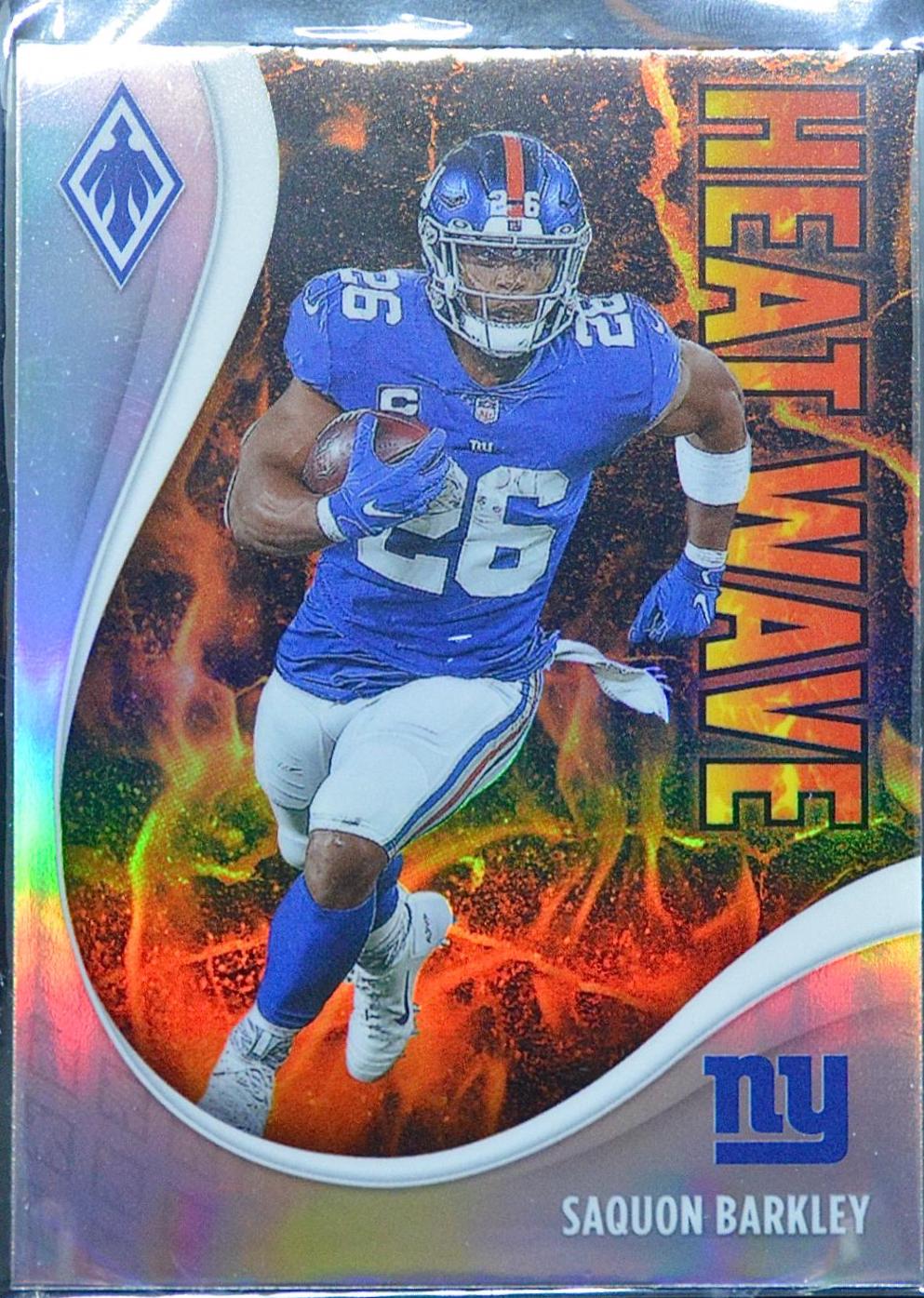 Saquon Barkley #6 Football Cards 2021 Panini Phoenix Heat Wave