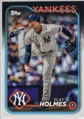 Clay Holmes #NYY-8 Baseball Cards 2024 Topps Team Set Prices