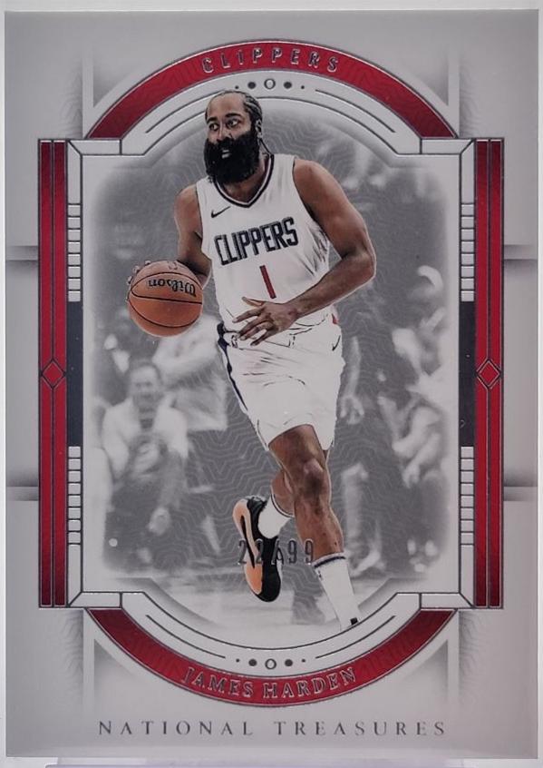 James Harden #82 Basketball Cards 2023 Panini National Treasures