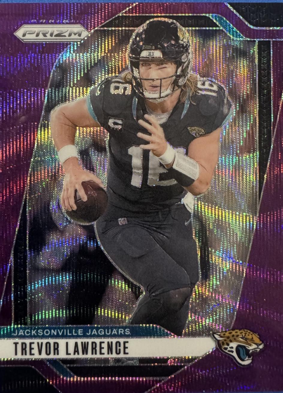 Trevor Lawrence [Purple Wave] #129 Prices | 2024 Panini Prizm