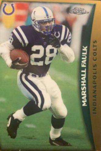 Marshall Faulk #18 Football Cards 1998 Topps Chrome