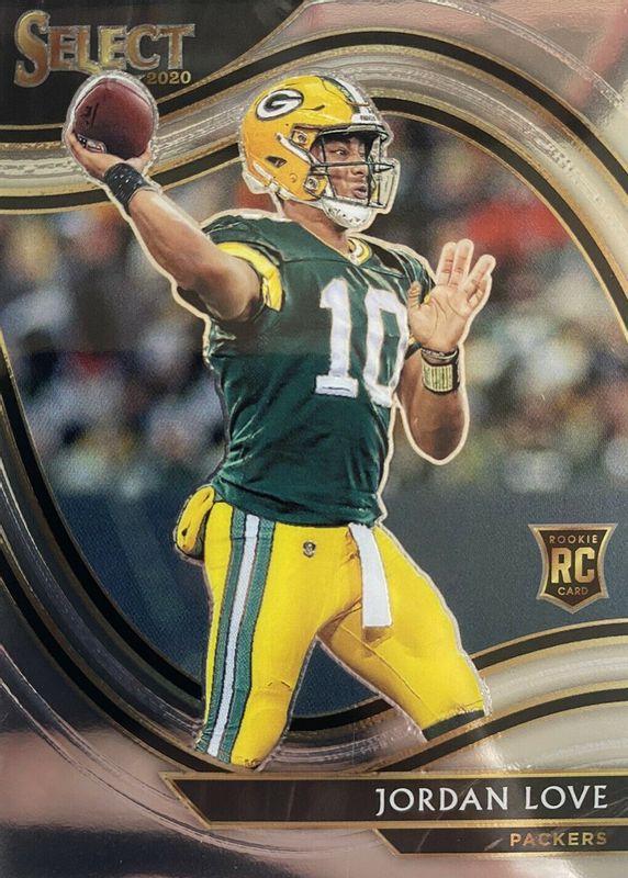 Jordan Love #347 Football Cards 2020 Panini Select