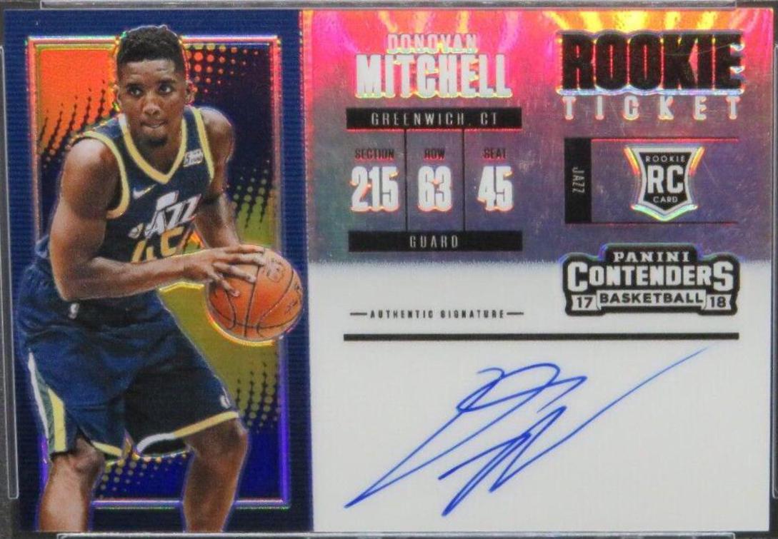 Donovan Mitchell #113 2017-18 Panini Contenders Basketball