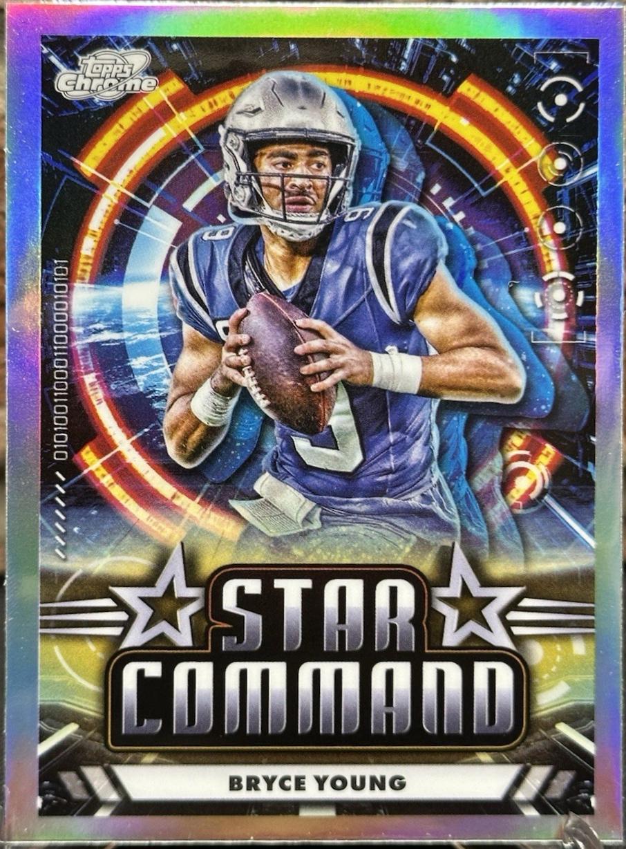 Bryce Young #SC-4 Football Cards 2024 Topps Cosmic Chrome Star Command