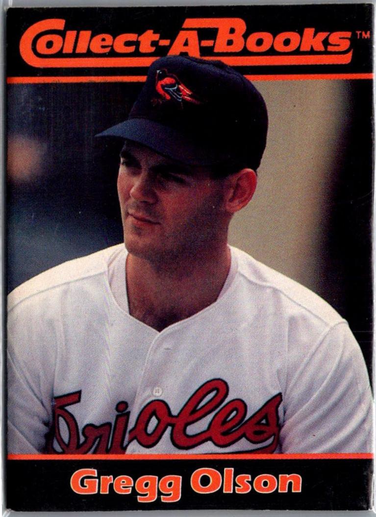 Gregg Olson #32 Baseball Cards 1990 Collect A Books