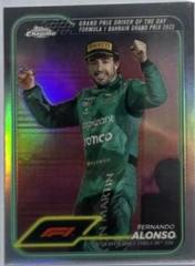 Fernando Alonso [Refractor] #159 Racing Cards 2024 Topps Chrome Formula 1 Prices