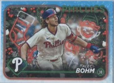 Alec Bohm #H128 Baseball Cards 2024 Topps Holiday
