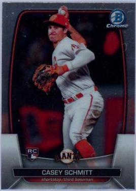 Casey Schmitt #38 Baseball Cards 2023 Bowman Chrome