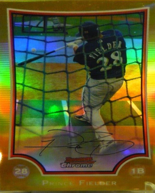 Prince Fielder [Gold Refractor] #40