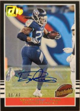 Derrick Henry #H 15 Football Cards 2019 Donruss Highlights Autographs