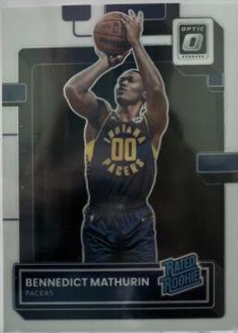 Bennedict Mathurin #209 Basketball Cards 2022 Panini Donruss Optic