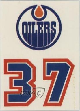 Edmonton Oilers #33 Hockey Cards 1985 Topps Stickers
