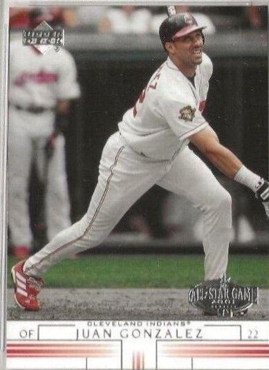 Juan Gonzalez #110 Baseball Cards 2002 Upper Deck