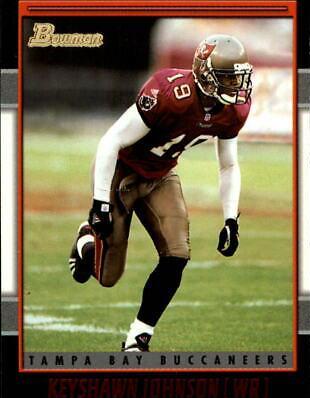 Keyshawn Johnson #4 Football Cards 2001 Bowman