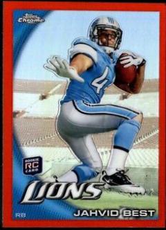 Jahvid Best [Running Pose Orange Refractor] #C3